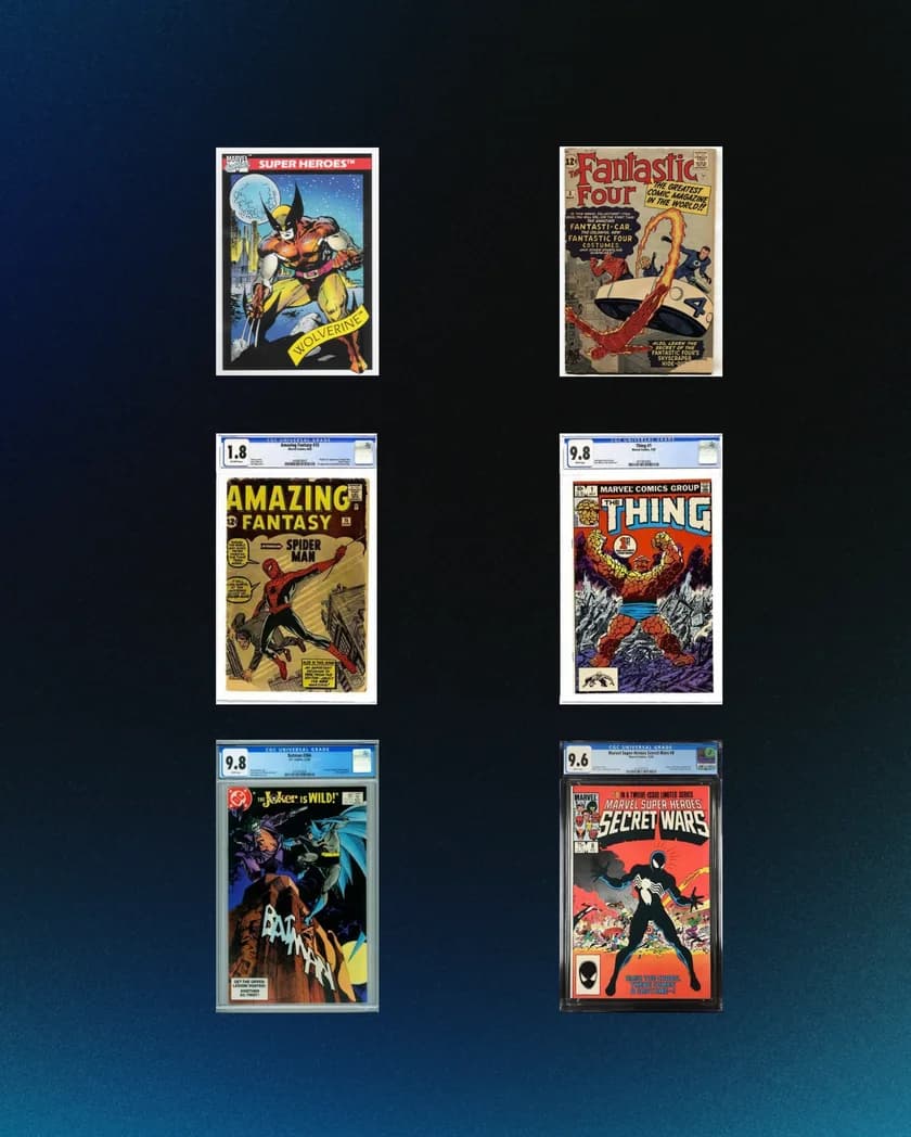 CGC and CBCS graded comic books